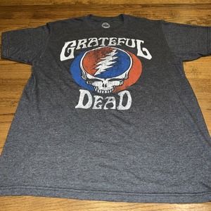 Grateful Dead X Ripple Junction Rock Band Gray Mens M T Shirt Cotton Tee